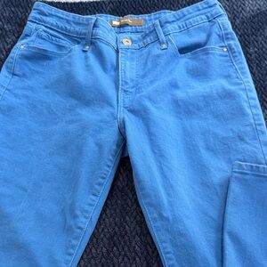 Levi's Women's 10 Bright Blue Ankle Jeans